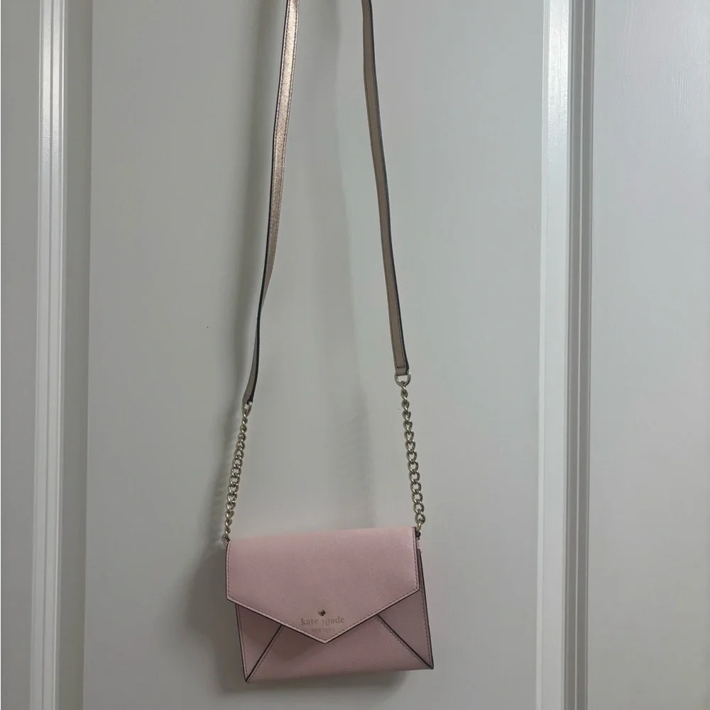 Kate Spade Blush Pink Envelope Clutch - Picture 2 of 3